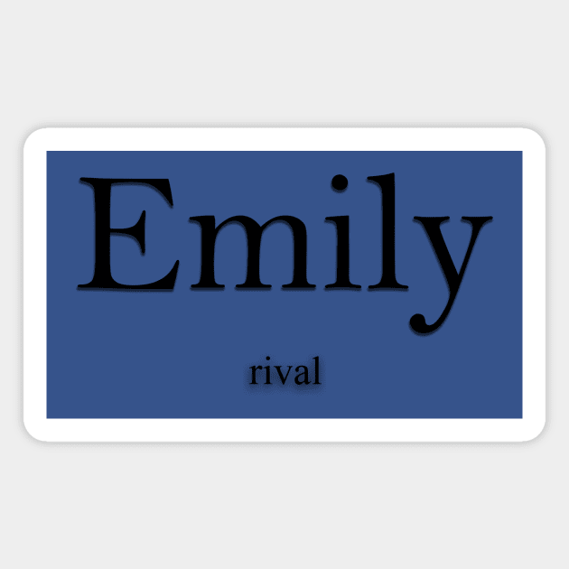 Emily Name meaning Magnet by Demonic cute cat